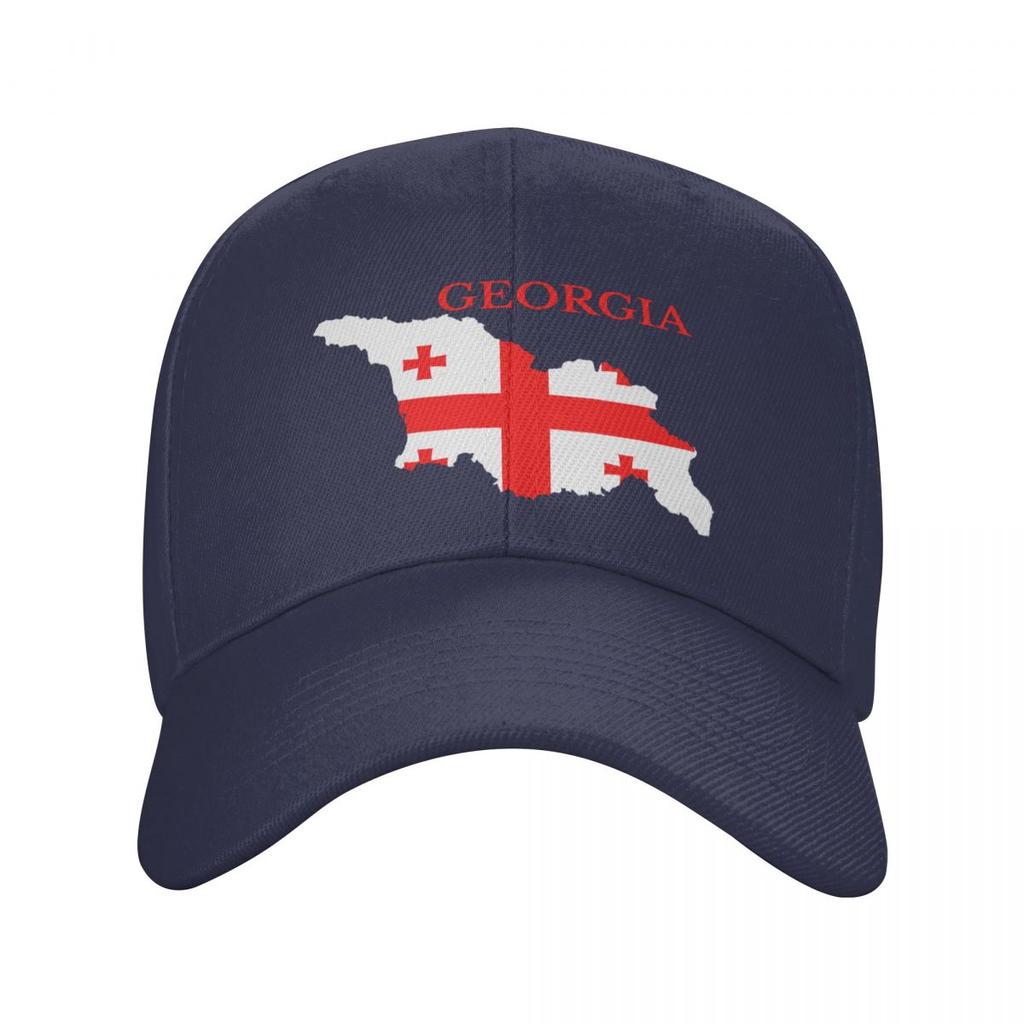 Бейсбольная кепка унисекс с изображением флага Грузии и картой, женская регулируемая шапка в стиле грузинского патриотического папы, весенние кепки