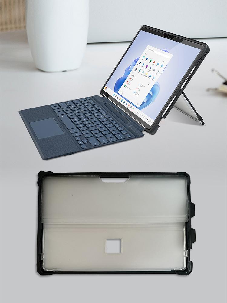 Твердый чехол для Microsoft Surface Pro 11 10 9 8 13 дюймов, противоударный защитный прочный чехол, совместимый с клавиатурой Type Cover