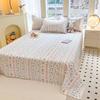 100% Cotton Flat Sheet Floral Style Bedsheet Skin-friendly Bed Linen Sabanas Para Cama Home Bed Flat Sheets (No Pillowcase)