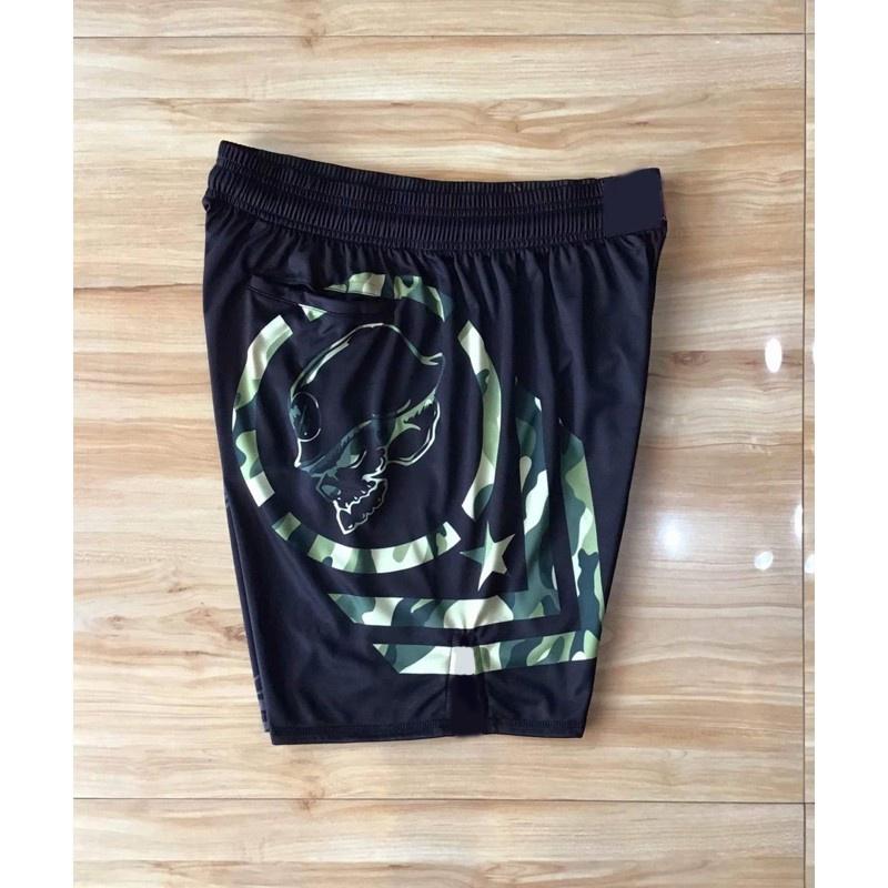MMA Muay Thai Kickboxing Boxing Shorts Metal Skull UFC Unisex Men Women Kids Pants Fighting Fitness Gym Training Sport Workout