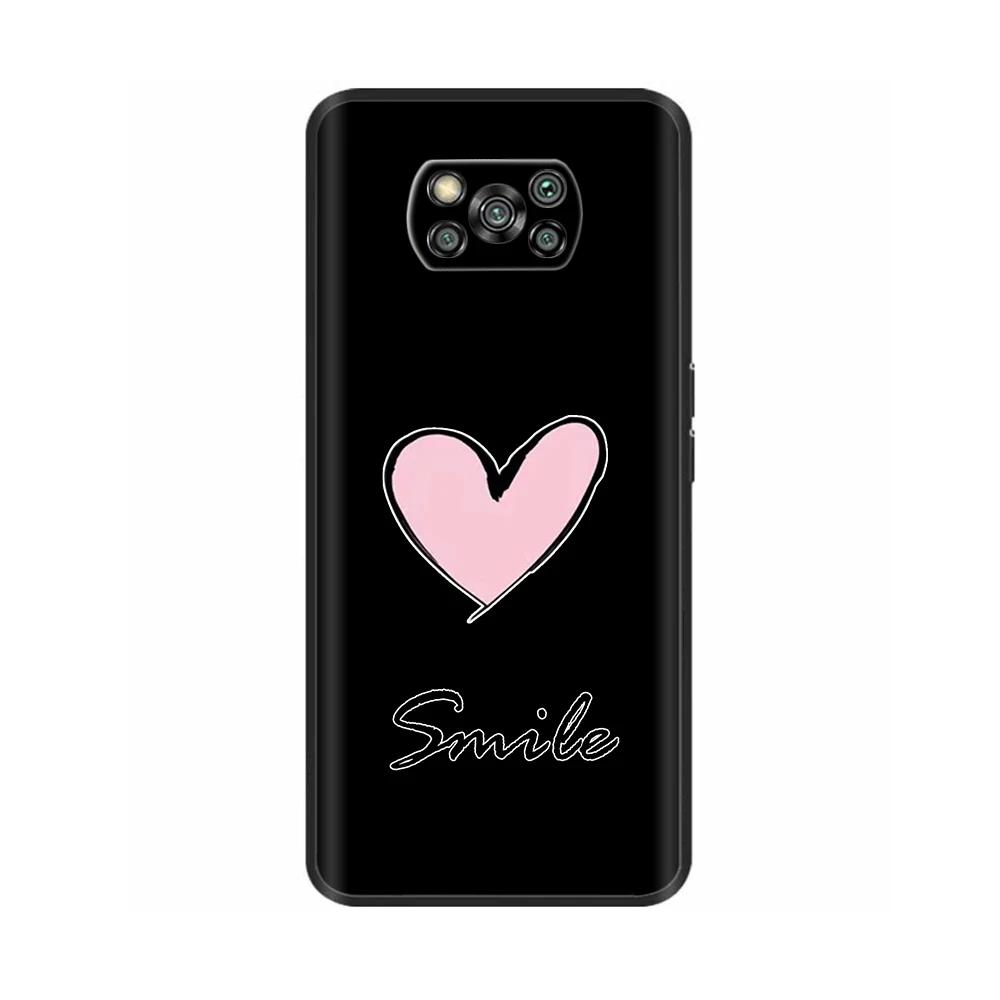 Для чехла Poco X3 Pro Чехол с бабочкой и сердцем из мягкого жидкого силикона Полная защита Чехлы для Xiaomi Poco X3 NFC Чехол для Poco X3 PocoX3