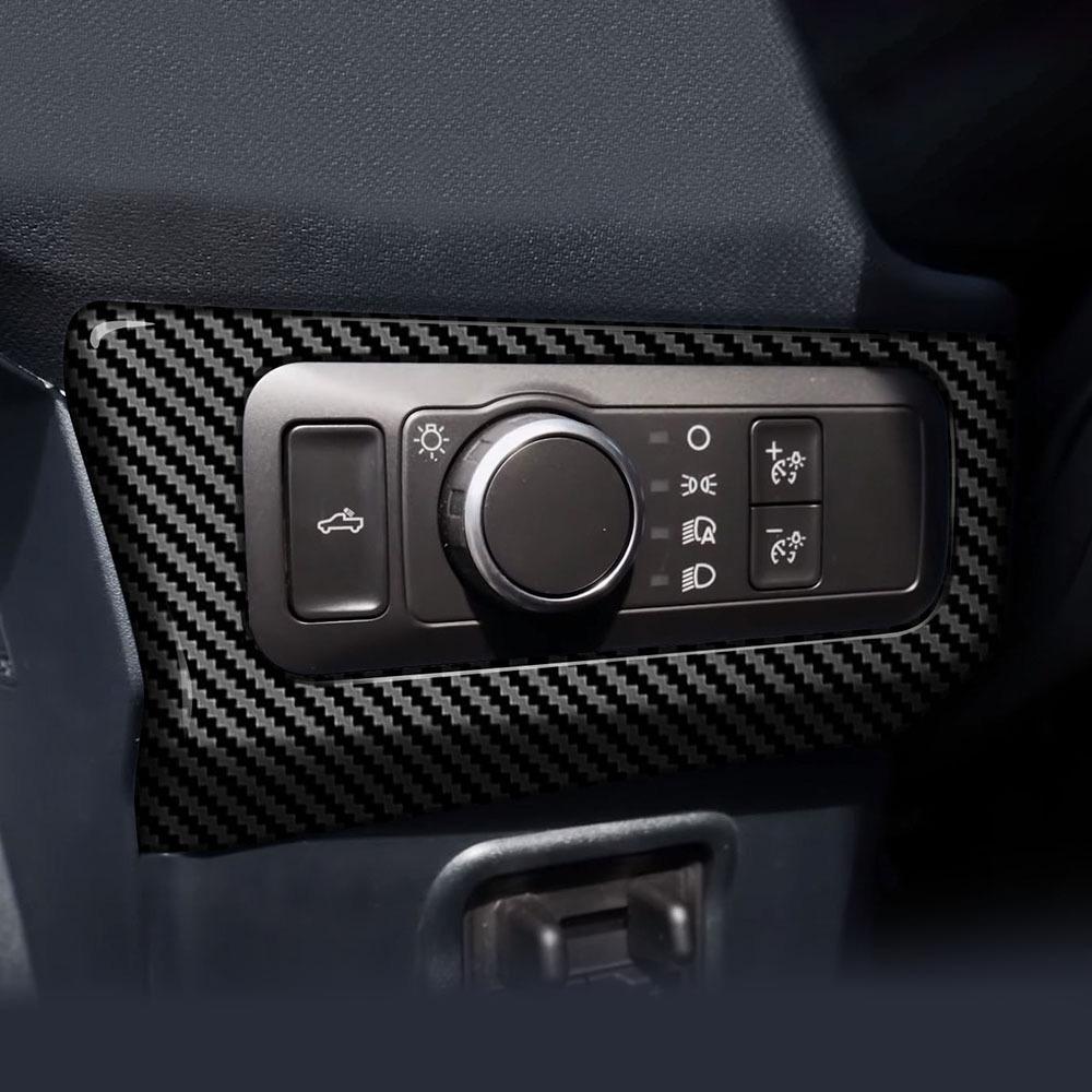 Car Headlight Switch Panel Cover for Ford Maverick 2022 2023+ Lamp Adjustment Trim Decoration Sticker Interior Accessories