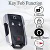 Key Fob Remote Replacement Fits for Chevy Silverado 1500 2500 3500 Colorado GMC Sierra Canyon 2014- FCC ID: M3N-32337100 with Uncut Chevrolet GMC