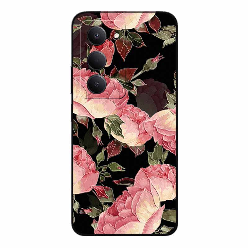 3D Чехлы с тиснением для Redmi 15 5G 4G Рельефное тиснение Мягкий силиконовый задний чехол для Xiaomi Redmi15 Цветочный рельеф Funda Redmi 15 4G 5G