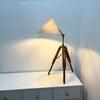 Table Lamp Tripod Stand With Shade Fabric Home Office Room Decorative Desk Lamps Standing 39" Mid Century Lamps