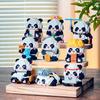 SeaRain Panda Building Blocks, 9-Piece Set, Mini Blocks, Giant Panda, Building Blocks, for Kids and Adults, DIY, Gift, Assembly, Present