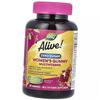 Vitamins for Women, Alive! Women's Gummy Multivitamin Zero Sugar, Nature's Way  50tab Strawberry (36344153)