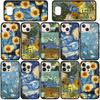 Чехол для телефона Samsung Galaxy S25 S24 S23 iPhone 16 15 Xiaomi Redmi Note 14 13 12 16E X 11 Pro Max OPPO Moto Huawei Design Van Gogh Starry Night Cover