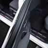 gjbf4 1/4/5Pcs Car Door Sill Scuff Plate Decor Carbon Fiber Stickers For Mitsubishi Ralliart Ex Jinxuan Attrage Xpander Mirage Montero
