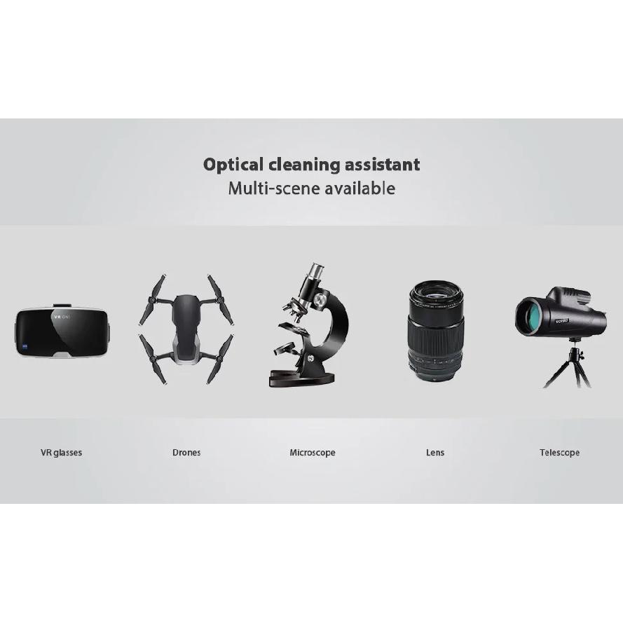 VSGO Air Duster Blower Rubber Ball with Camera Lens Cleaning Pen Brush for Optics Lenses Screen LCD Clean