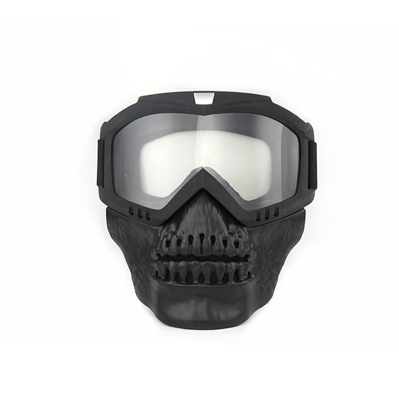 Vintage Face Mask Goggles Unisex Personalized Horror Halloween Skull Motorcycle Retro Goggles