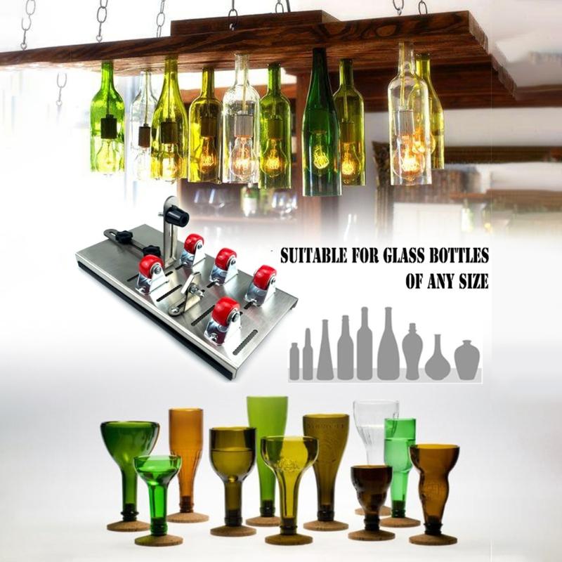 Резак для стеклянных бутылок, модернизированный резак для бутылок, самодельный станок для резки бутылок пива, ликера, виски, вина