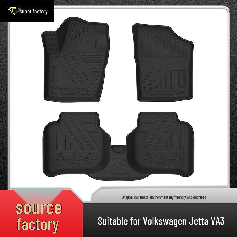 Водонепроницаемые нескользящие автомобильные коврики TPE для Volkswagen Jetta VA3 VS5 VS7