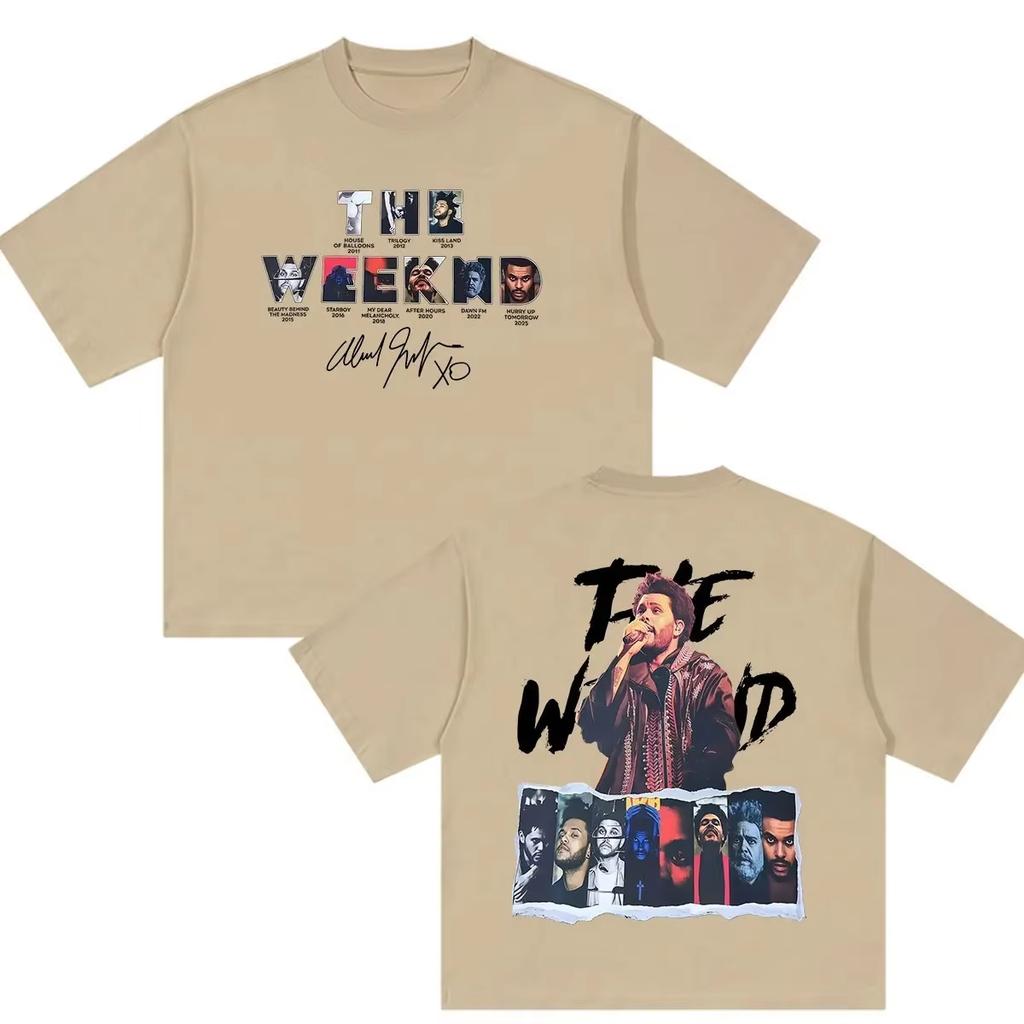 Unisex Oversized Vintage Gothic Hip Hop Pop TShirt The Weeknd 2026 New Album Printed Casual Music Fan Top Tshirt