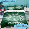 Custom Name Celtic Football Crest  Bedding Set 3pcs, Bedding Set Including 1pc Duvet Cover And 2pcs Pillowcases for Bedroom, Dormitory Gift