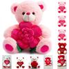 Плюшевая кукла-медведь с наполнителем из полипропиленового хлопка для девочек и в подарок на День святого Валентина