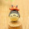 Classic Cartoon My Neighbor Totoro Head Mushroom Jason Cat Pvc Figurine For Diy Micro Landscape Garden Decor
