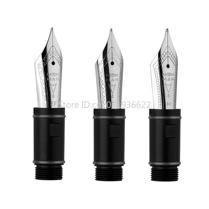 2 шт./3 шт. Перо для перьевой ручки MAJOHN №6 EF/F/M/Stub Оригинальный набор запасных перьев для Majohn P136/P138/P139/V60 Аксессуары для письма