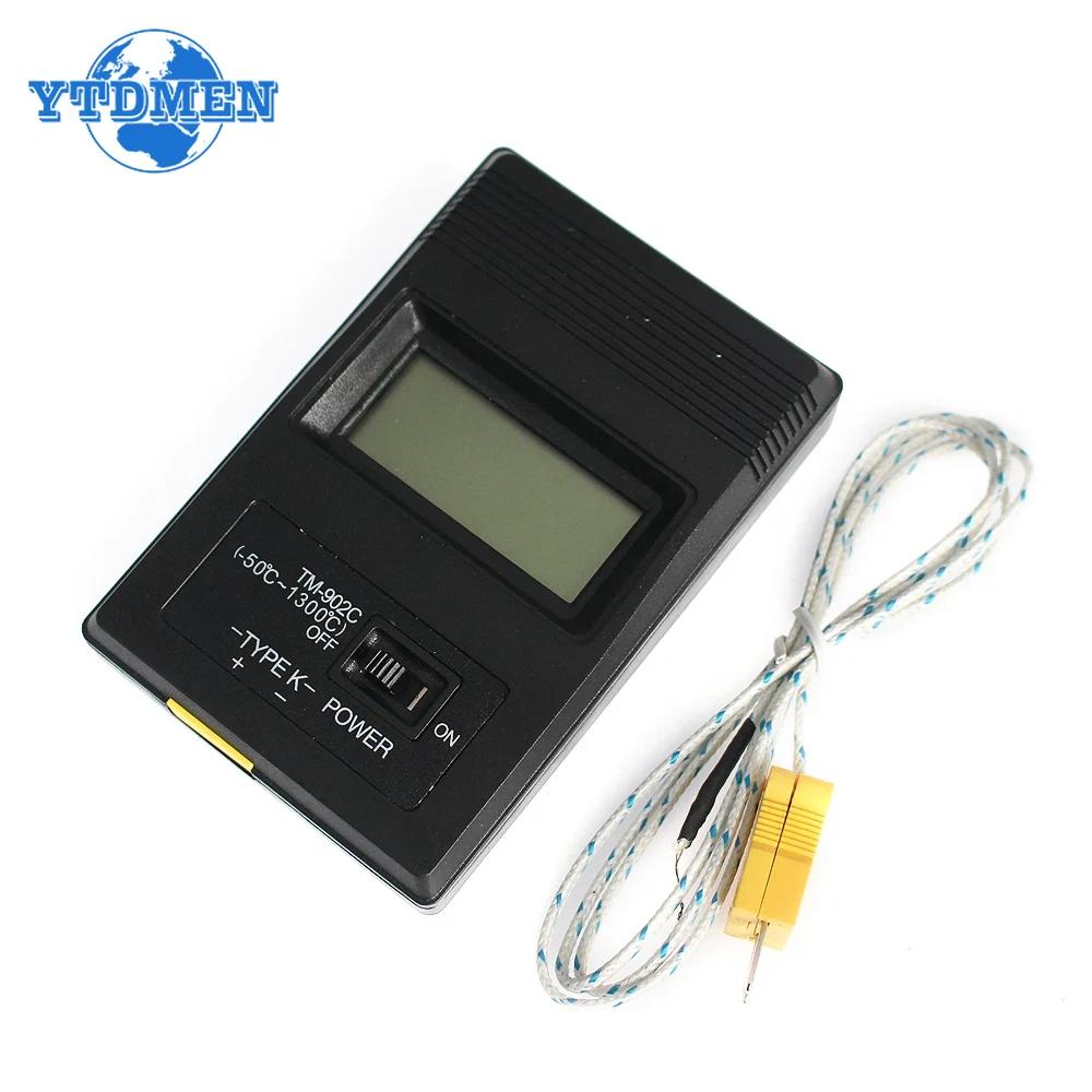 TM-902C Измеритель температуры TM902C Цифровой термометр K-типа Датчик + Термопарный зонд Детектор