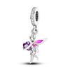 925 Silver Butterfly Dragonfly Charms Colorful Beads for DIY Bracelet Making Handmade Jewelry Supplies
