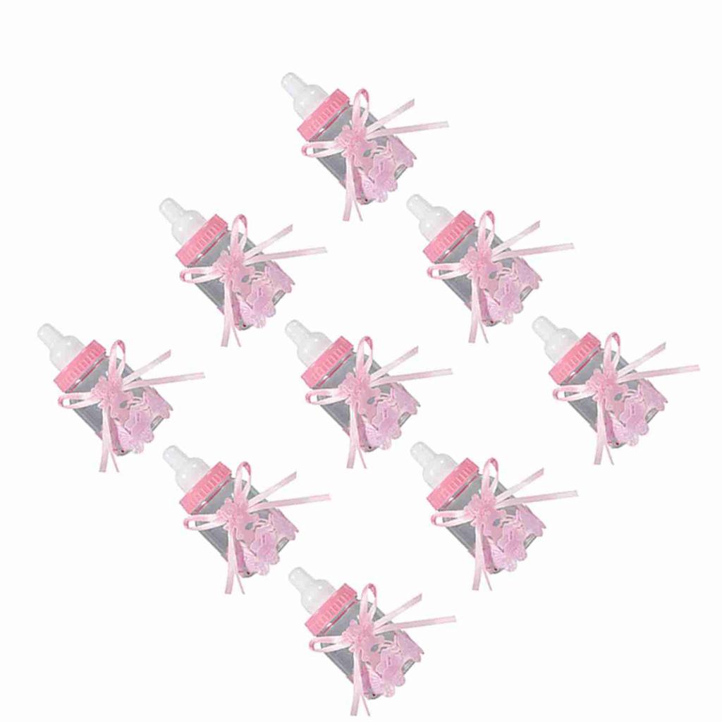 12 шт. Конфетные шоколадные бутылочки в коробке для девочки, мальчика, для вечеринки Baby Shower, сувениры, подарки, украшения