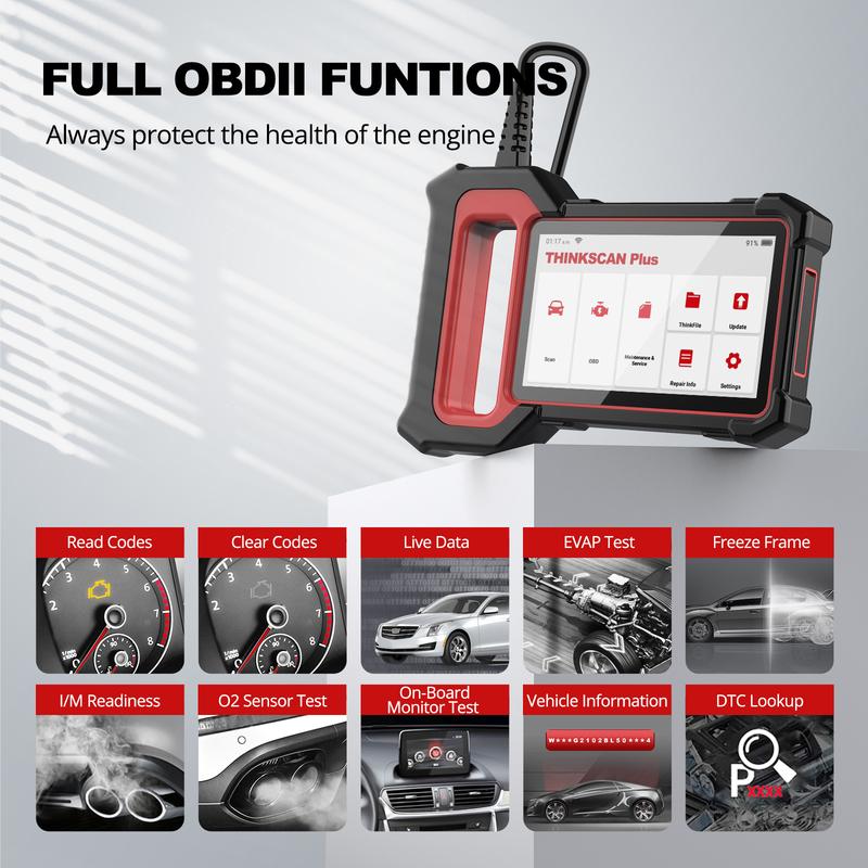 THINKCAR Thinkscan Plus S5 OBD2 Сканер ABS/SRS/ECM/TCM Система Автоматический Vin Диагностический Сканер Инструменты для Ремонта Автомобиля Для Самостоятельного Ремонта Владельцем Автомобиля