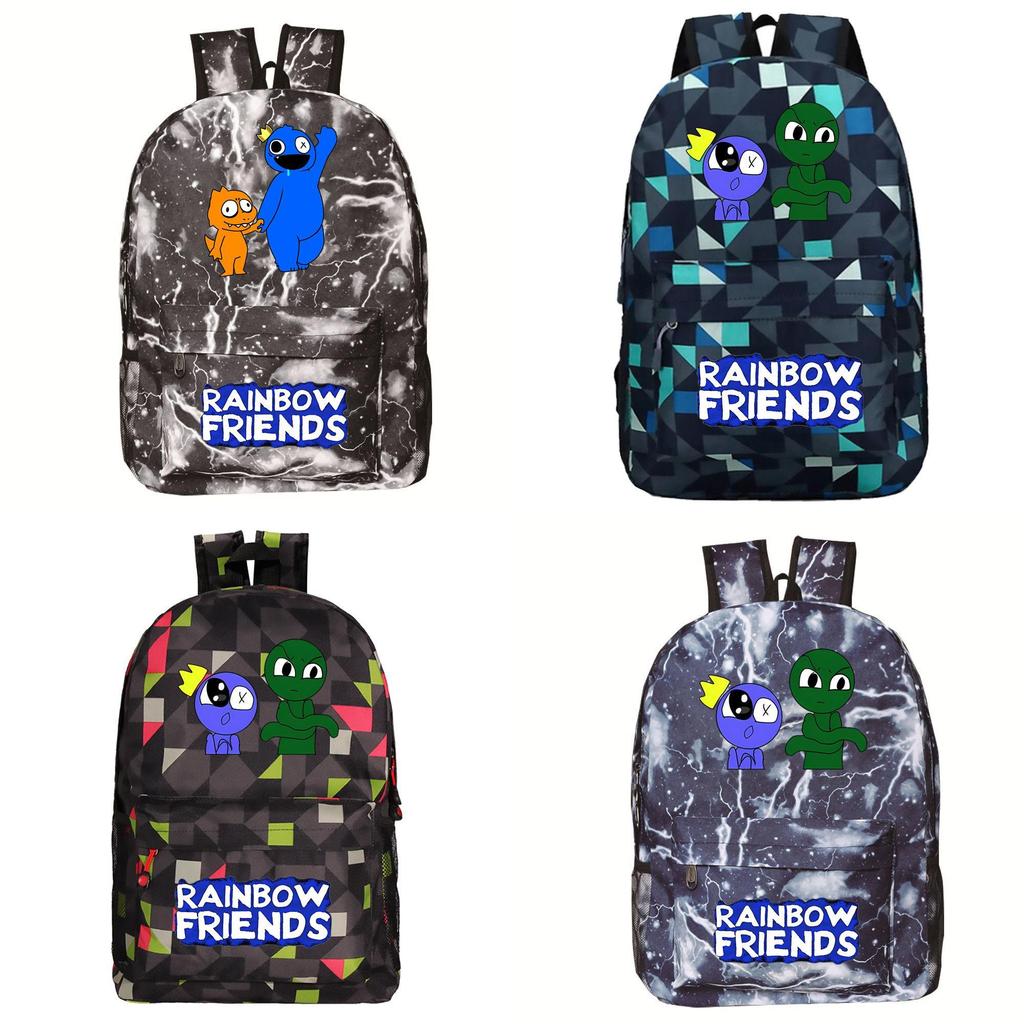 Рюкзак для студентов большой вместимости Roblox Rainbow Friends, сумка для книг