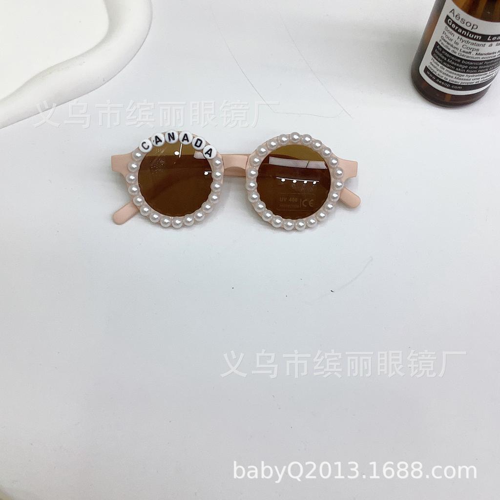 Солнцезащитные очки с защитой от ультрафиолета для детей, милые модные солнцезащитные очки для малышей, именные очки для мальчиков и девочек