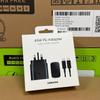 Samsung Комплект быстрой зарядки PD 45 Вт (EP-TA845), Британская вилка, USB-C на USB-C кабель 5А, Супербыстрая зарядка для телефонов/планшетов Galaxy