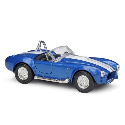 Масштаб 1/36 1965 Shelby Cobra 427 S-C Симуляция Модель автомобиля из сплава Машинка-инерционка Игрушка Детский Подарок Мальчику Миниатюрная Машинка