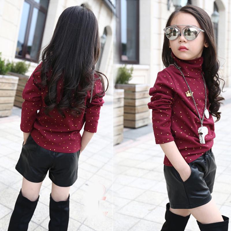 Yubaobei кожаные тёплые стильные шорты для девочек