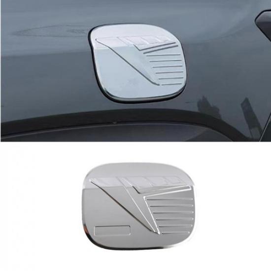 Chrome Car Fuel Lid Petrol Gas Tank Cover Trim For Mazda CX-50 2023 2024 2025