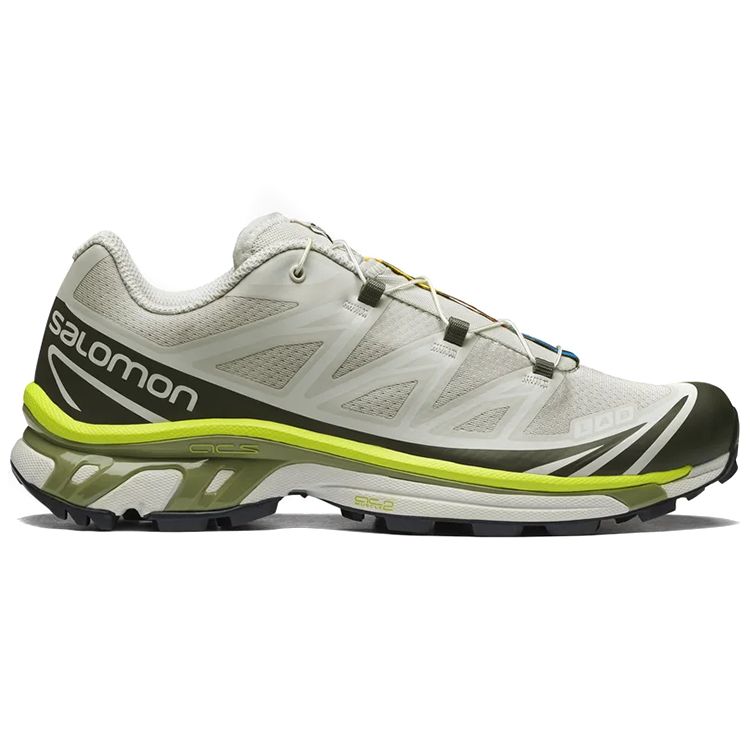 SALOMON XT-6 Comfortable Lightweight Low-Top Outdoor Functional Shoes Unisex Shoes Gray Green 417519
