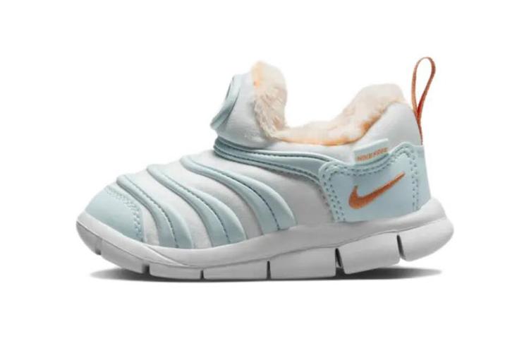 Nike Dynamo Free SE Удобные Устойчивые к истиранию Низкие Детские Кроссовки Ледниковый Синий Для Младенцев и Малышей FB7175-181