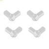 4PCS Furniture Edge & Corner Protectors - Flexible PVC Cushioning Guards, Ideal for Nursery & Home Safety (Side Table Compatible