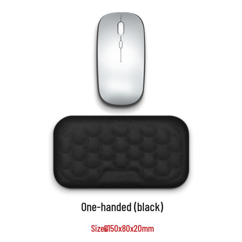 RGB Светящаяся подставка под запястье из пены с эффектом памяти - Большой размер для офисных клавиатур