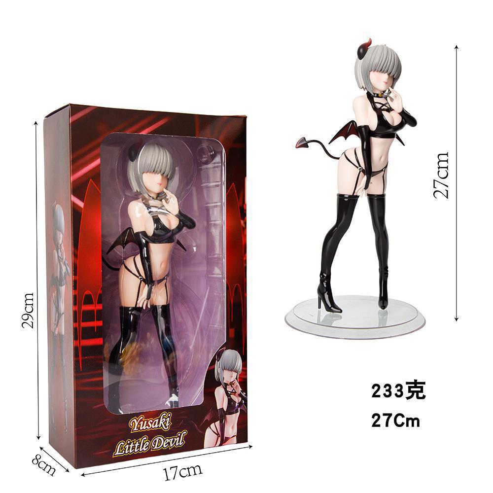 Uzaki-chan Wants to Play! 27cm Uzaki Yanagi Figure Anime Sexy Beautiful Girl Little Devil Statue Desktop Model Ornaments Gifts