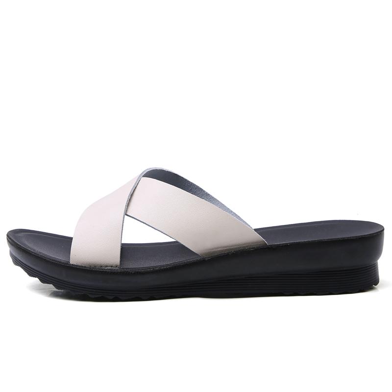 Женские летние босоножки-бустеры на танкетке и платформе