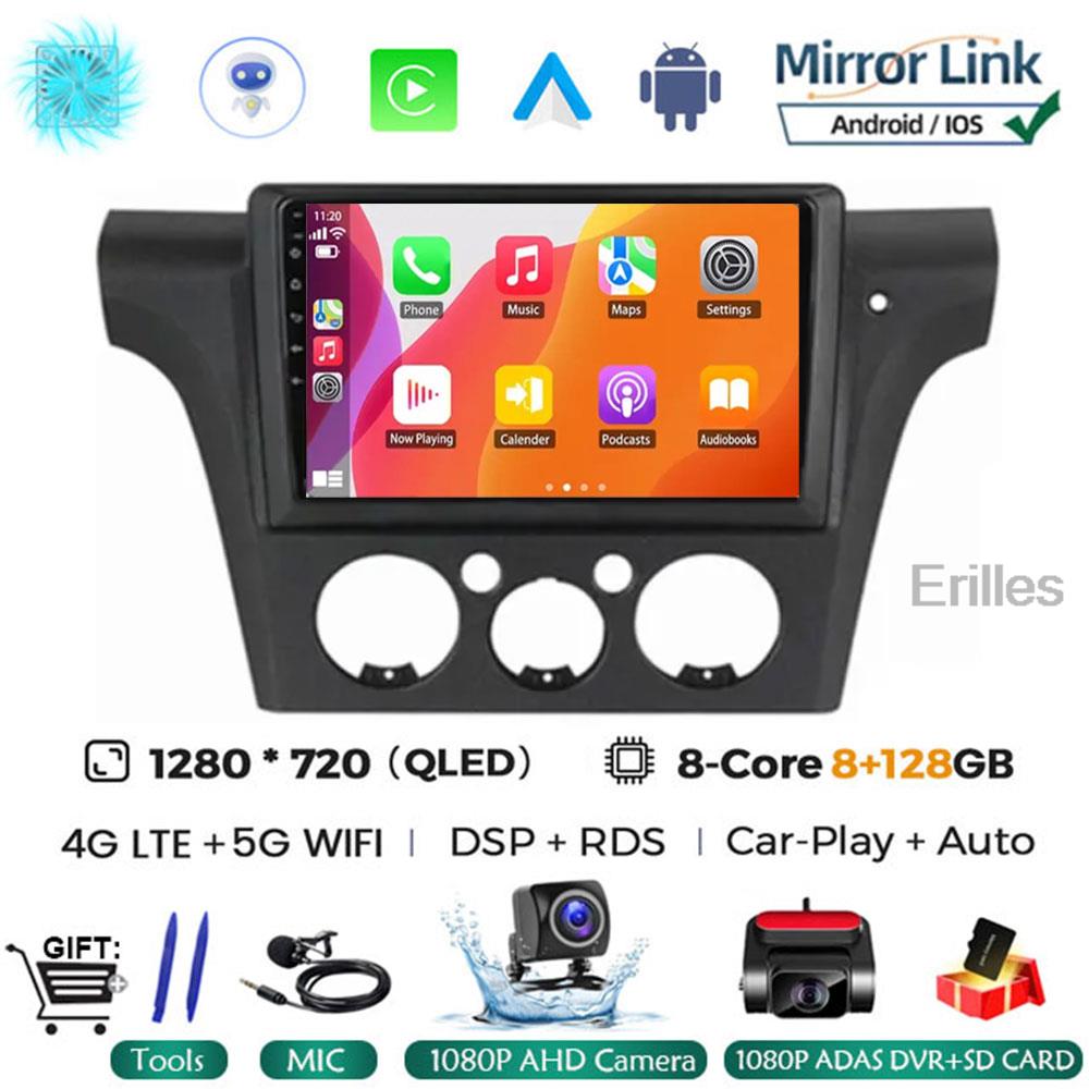 Для Mitsubishi Outlander 1 2002-2008 2Din 4G Android 14 Автомобильный Радио Мультимедиа Видео Плеер Навигация GPS Carplay Стерео БЕЗ DVD