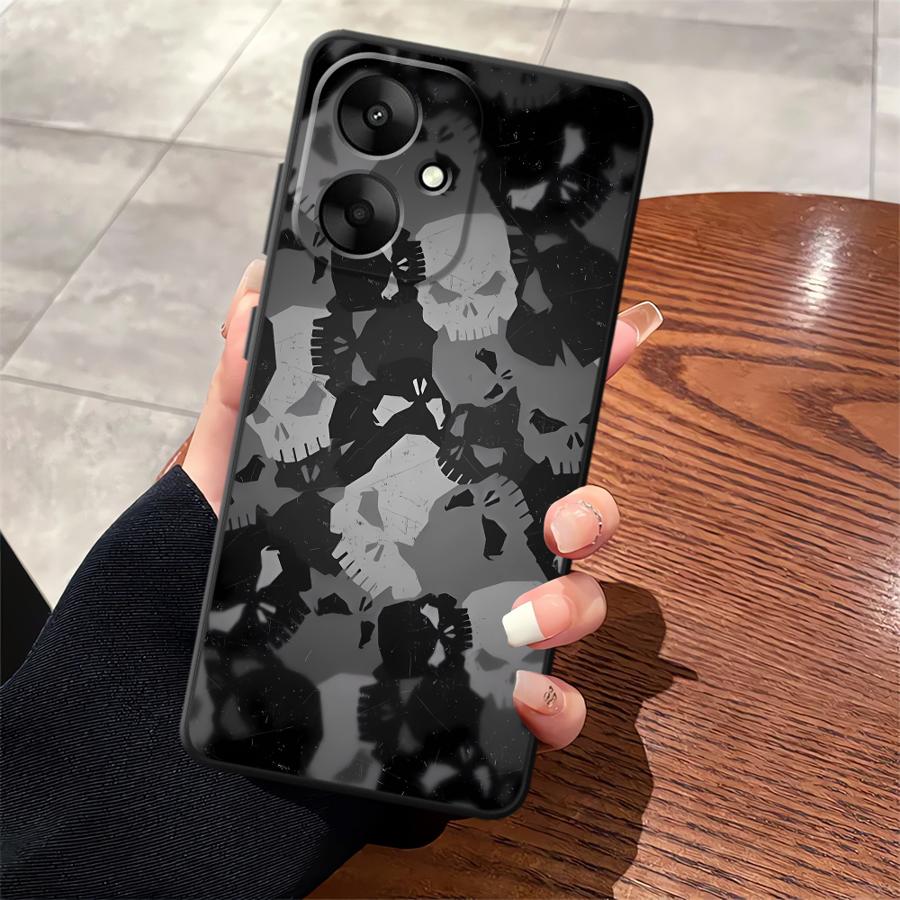 Чехол с камуфляжным рисунком для Xiaomi Redmi 12C 13C 10 9A 9C 12 A5 K40 K50 Gaming A1 A2 Plus 9T K60 Мягкая задняя крышка телефона