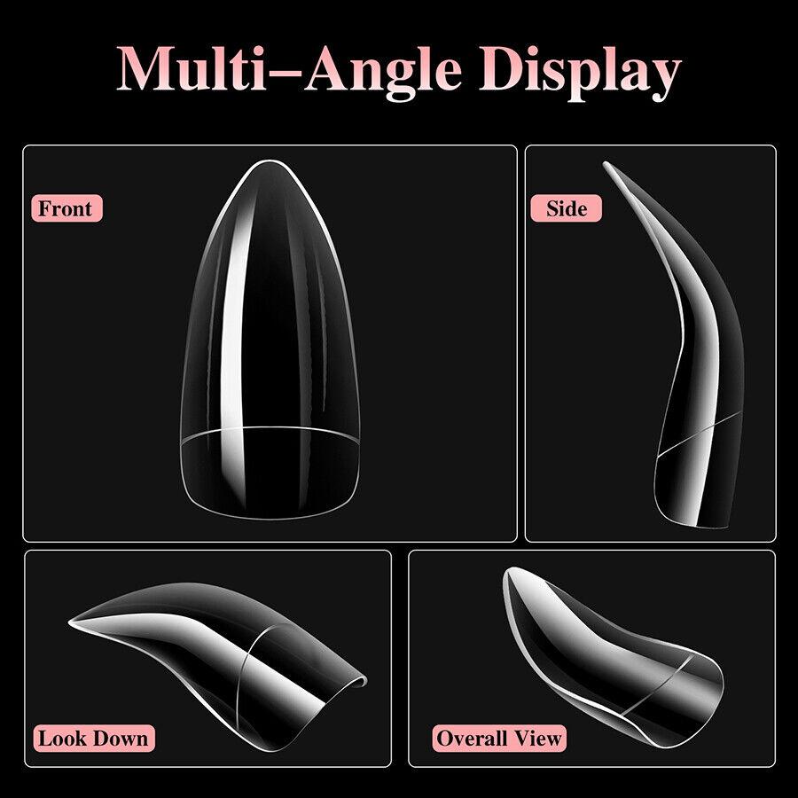 100 шт. художественных накладных ногтей в форме орлиного когтя, накладные ногти для модного нейл-арта