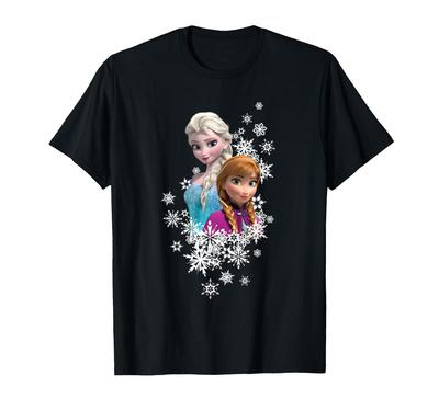 Футболка Disney Frozen Анна и Эльза Снежинки