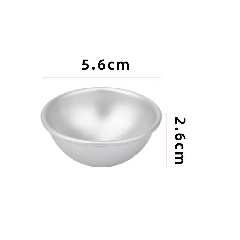 Практичная форма для десерта Daifuku, форма для выпечки торта, форма для выпечки снежка, форма для моти, 3D-алюминиевый шар