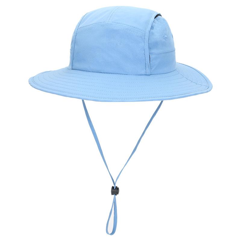 Шляпа Уличная Повседневная Летняя Быстросохнущая Дышащая Многофункциональная Солнцезащитная Шляпа от Солнца с Большими Полями Унисекс