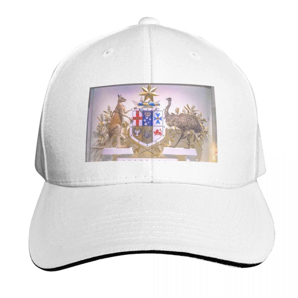 Lifelike Australian Coat of Arms Baseball Cap Icon Funny hats Luxury Unisex Hat Hat Unisex For The Sun For Girls Unisexs
