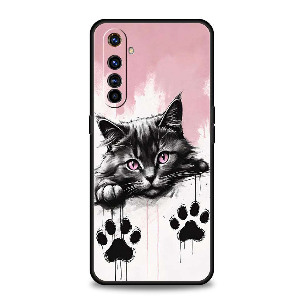 Чехол для телефона «Повседневная жизнь милых кошек» Для Realme 13 12 11 10 9 8 5G 7 C25 C35 GT5 GT3 GT2 Pro Plus Для Realme GT Neo 2 3 3T 5 Чехол