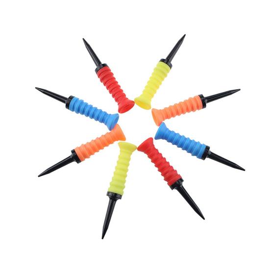Golf Tees Golfers Plastic Sports Ball Holder Training Less Resistance Tool