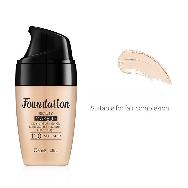 LAIKOU Основа для макияжа лица, жидкая тональная основа, консилер для 3 цветов, отбеливающий праймер, BB-крем, основа для лица, долговечная