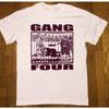 Новая коллекция футболок группы Gang of Four Белый Все размеры Графические футболки Оверсайз футболка