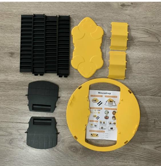 1pc Intelligent Pitfall Mouse Catcher Trap Bucket Flipping Sliding Bucket Lid Automatic Reset After Catching Mice